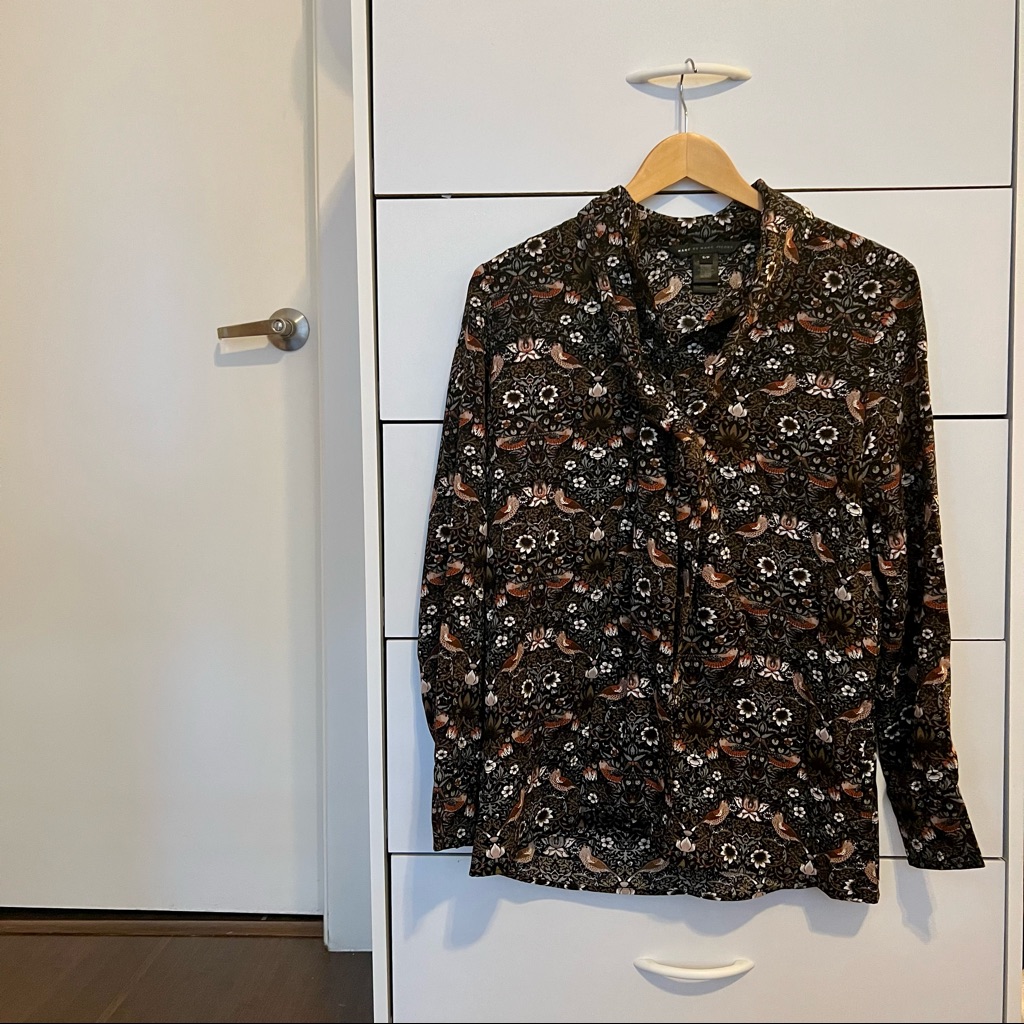 Marc By Marc Jacobs Floral Blouse In S